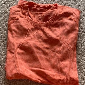 Coral Lululemon Tee